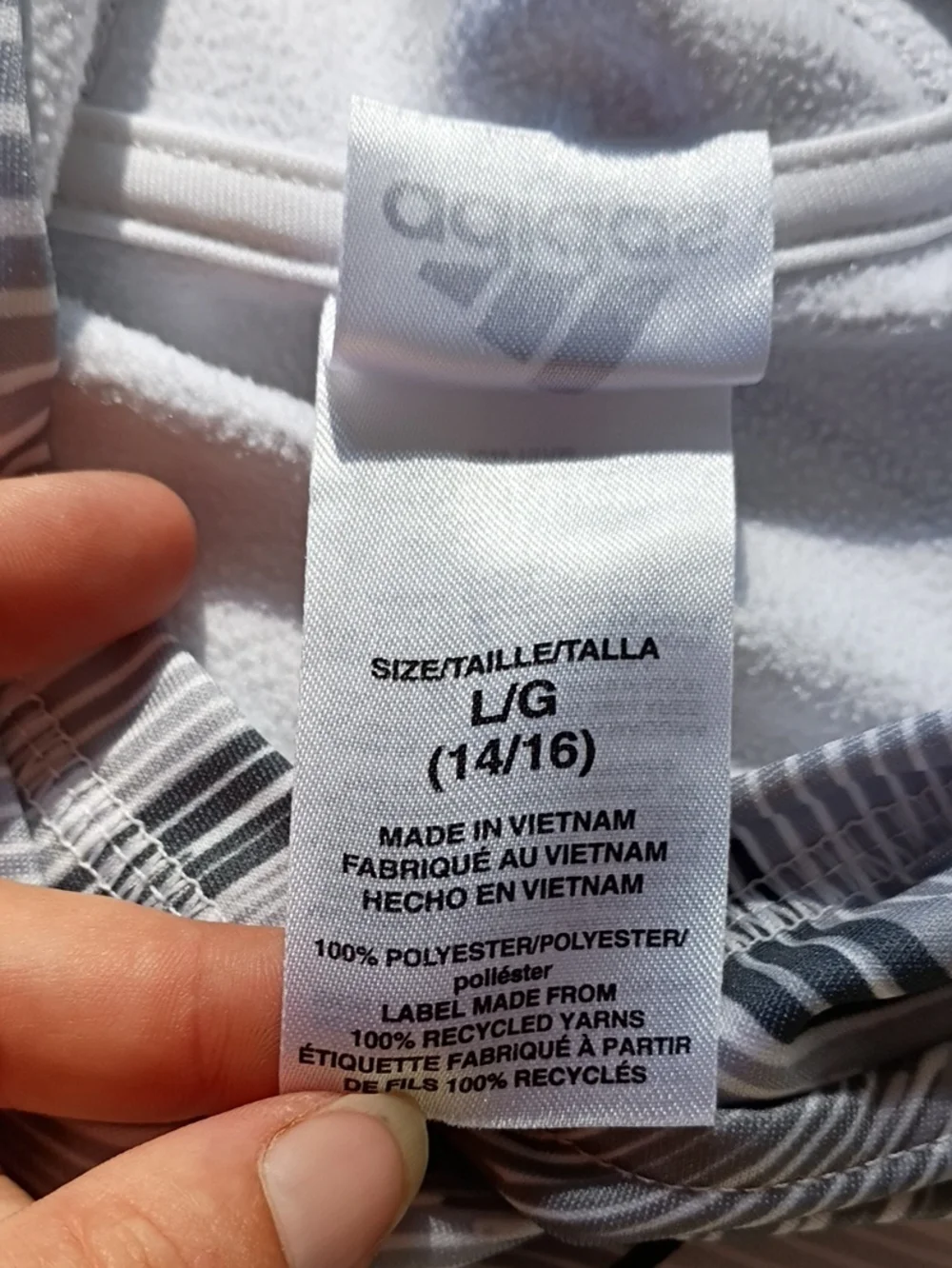 EUC Adidas Boys White Gray Swirl Hoodie Size Large 14/16 Winter Athleisure
